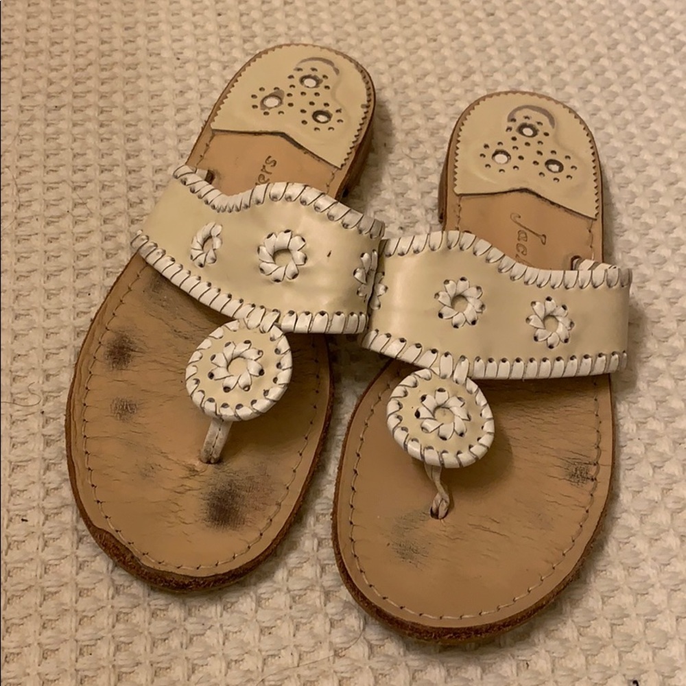White and Cream Jack Rogers
